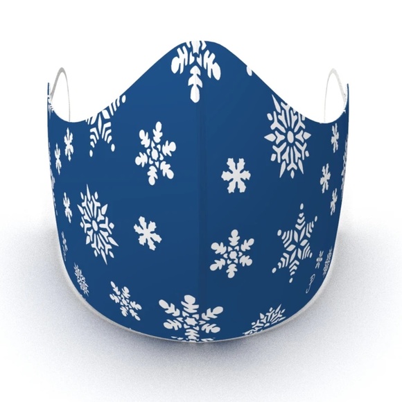 QUALITY BREATHABLE KIDS MASK - SNOWFALL - Picture 1 of 1